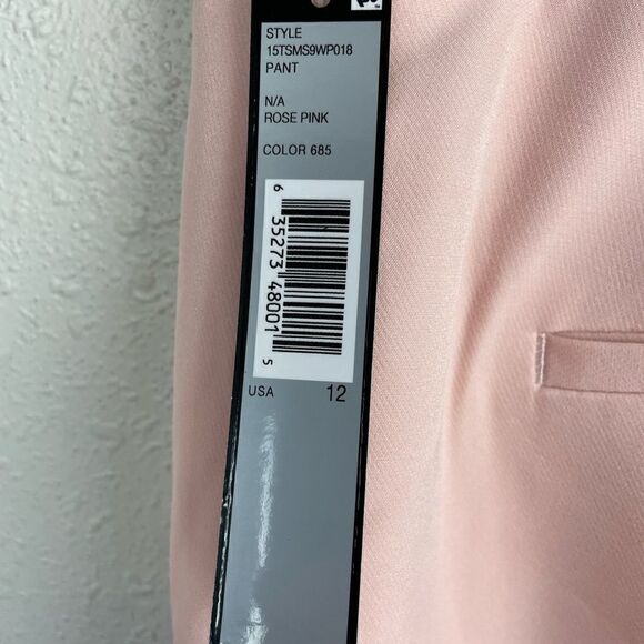 NWT Tahari by Arthur Levine Rose Pink Dress Pants Size 12 - Picture 6 of 6